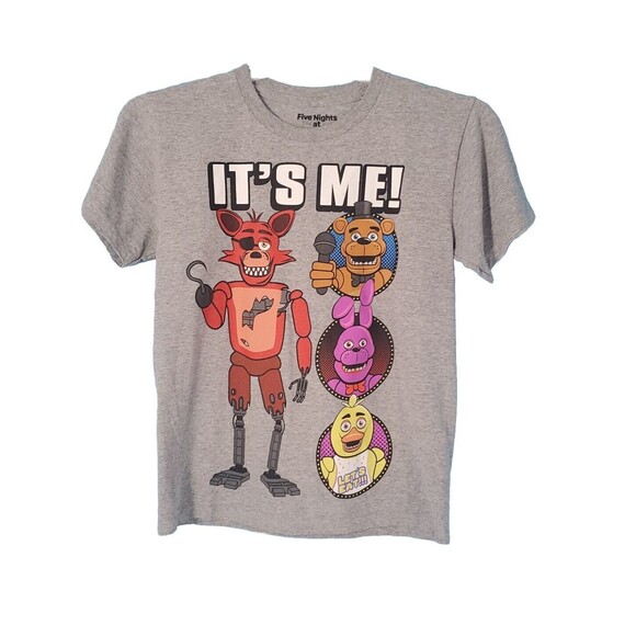 FIVE NIGHTS AT FREDDY’S  Large Youth Unisex It’s Me! Crew Neck T-Shirt  2018 - Picture 1 of 8